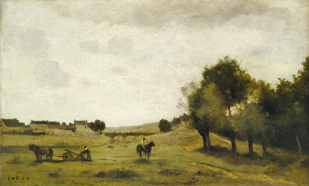 Камиль Коро, Вид возле Эпернона, 1860