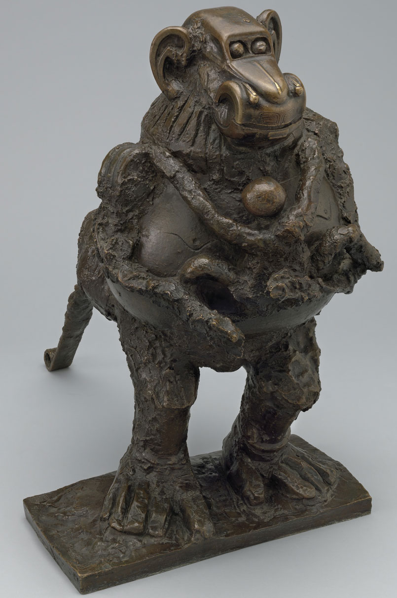 Бабуин с малышом, 1951